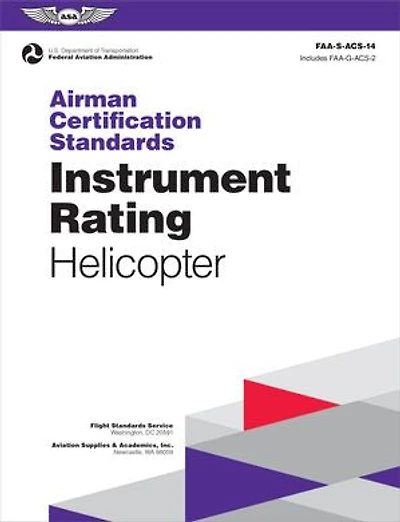 Airman Certification Standards: Instrument Rating - Helicopter (2026): FAA-S-ACS-14