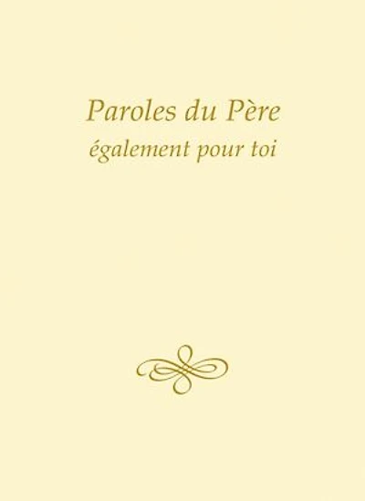 Paroles du Père, également pour toi