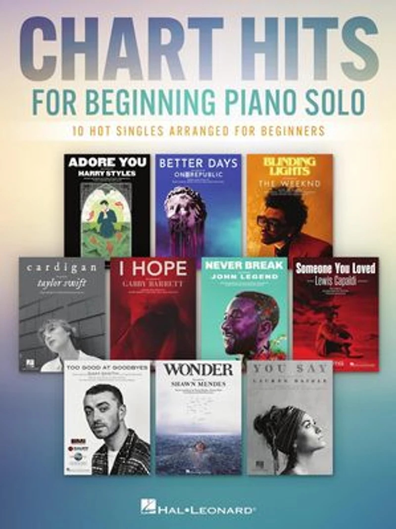 Chart Hits For Beginning Piano Solo