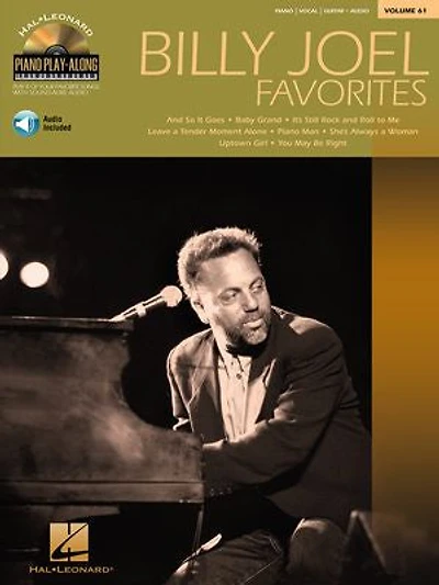 Billy Joel Favorites Songbook: Piano Play-Along Volume 61
