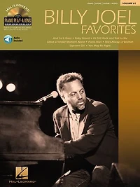 Billy Joel Favorites Songbook: Piano Play-Along Volume 61