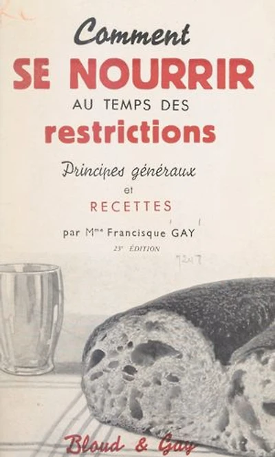 Comment se nourrir au temps des restrictions: Principes généraux et recettes