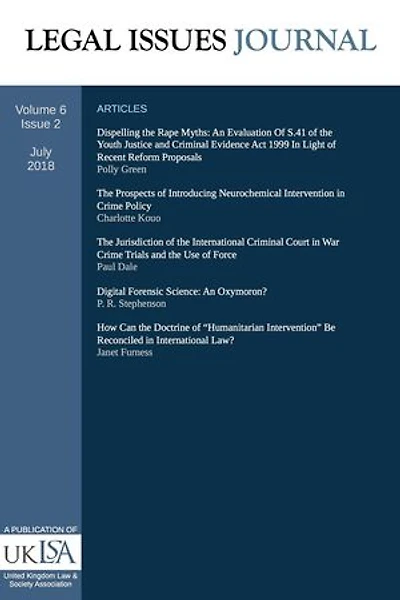 Legal Issues Journal 6(2): Legal Issues Journal, #6.2