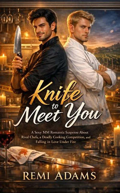 Knife to Meet You: A Sexy MM Romantic Suspense About Rival Chefs, a Deadly Cooking Competition, and Falling in Love Under Fire