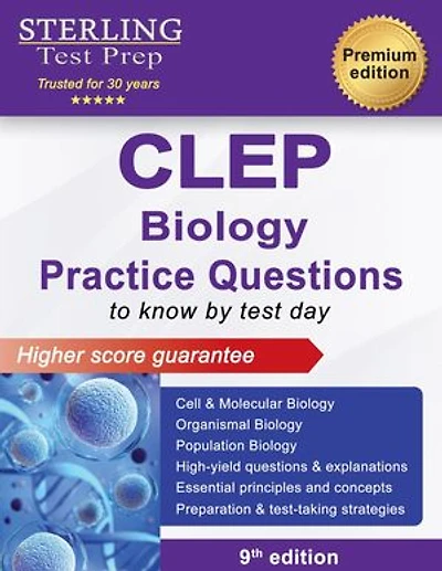 CLEP Biology Practice Questions: High Yield CLEP Biology Questions