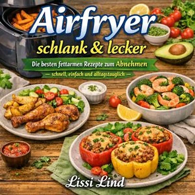 Airfryer schlank und lecker: Die besten fettarmen Rezepte zum Abnehmen - schnell, einfach und alltagstauglich