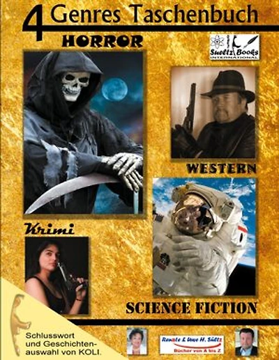 4 Genres Taschenbuch Krimi Sci-FI Horror Western: KOLI stellt das Autorenpaar SÜLTZ AUF SYLT vor