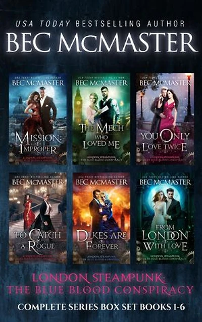 London Steampunk: The Blue Blood Conspiracy Complete Series Box Set: London Steampunk vampire romance