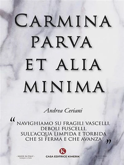 Carmina parva et alia minima