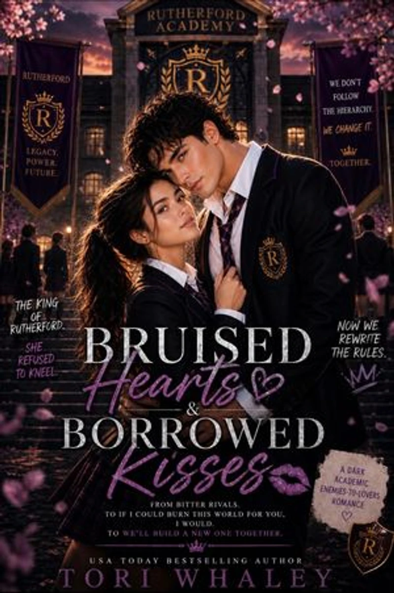 Bruised Hearts and Borrowed Kisses: An Enemies to Lovers High School Romance