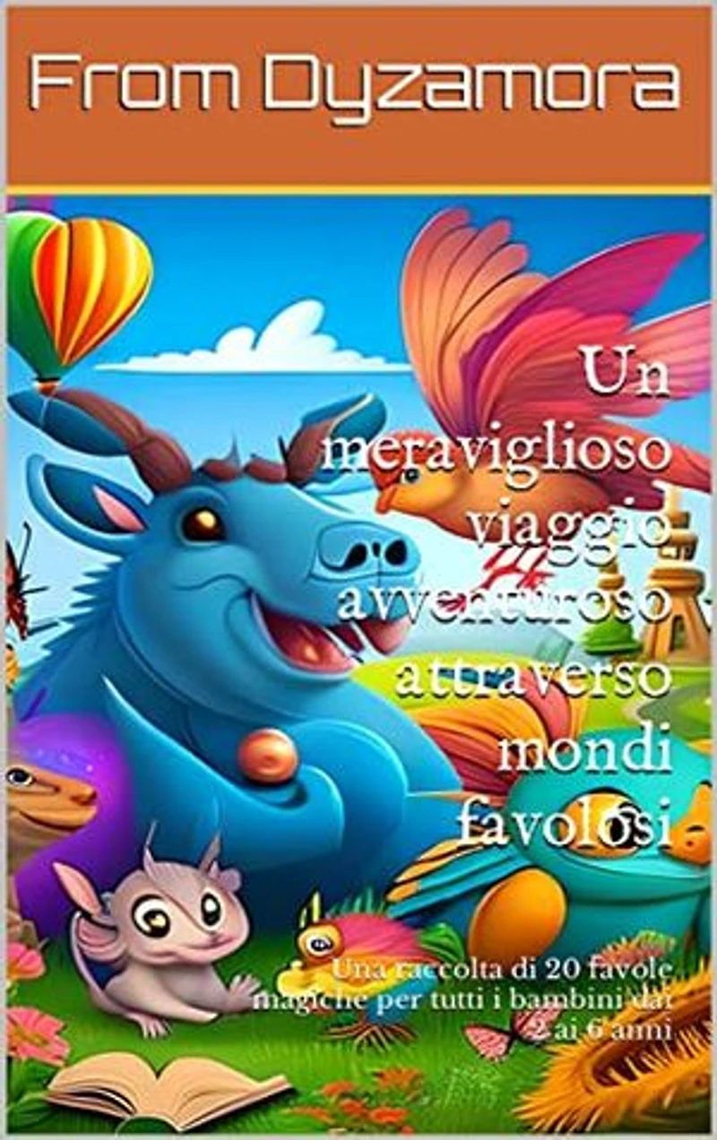 Un meraviglioso viaggio avventuroso attraverso mondi favolosi: Una raccolta di 20 favole magiche per tutti i bambini dai 2 ai 6 anni