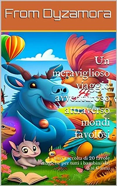 Un meraviglioso viaggio avventuroso attraverso mondi favolosi: Una raccolta di 20 favole magiche per tutti i bambini dai 2 ai 6 anni