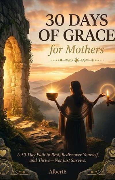 30 Days of Grace for Mothers ✦ ✦ ✦ A 30-Day Journey to Rest, Rediscover Yourself, and Thrive — Not Just Survive