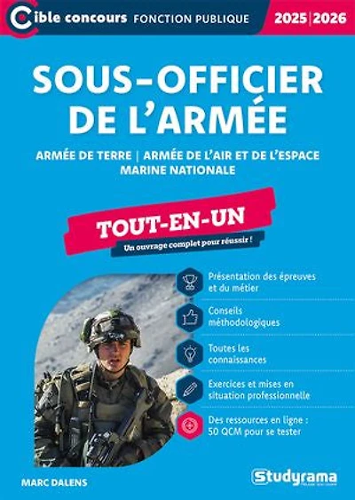 Sous-officier de l’armée - Tout-en-un - Édition 2026-2027
