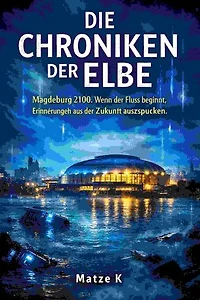 Die Chroniken der Elbe: Magdeburg 2100. Wenn der Fluss beginnt, Erinnerungen aus der Zukunft auszuspucken.