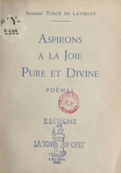 Aspirons à la joie pure et divine