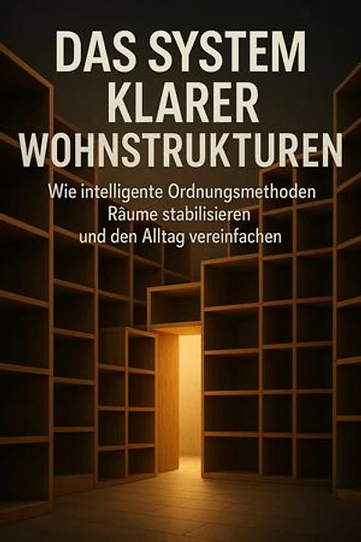 Das System Klarer Wohnstrukturen: Wie intelligente Ordnungsmethoden Räume stabilisieren und den Alltag vereinfachen