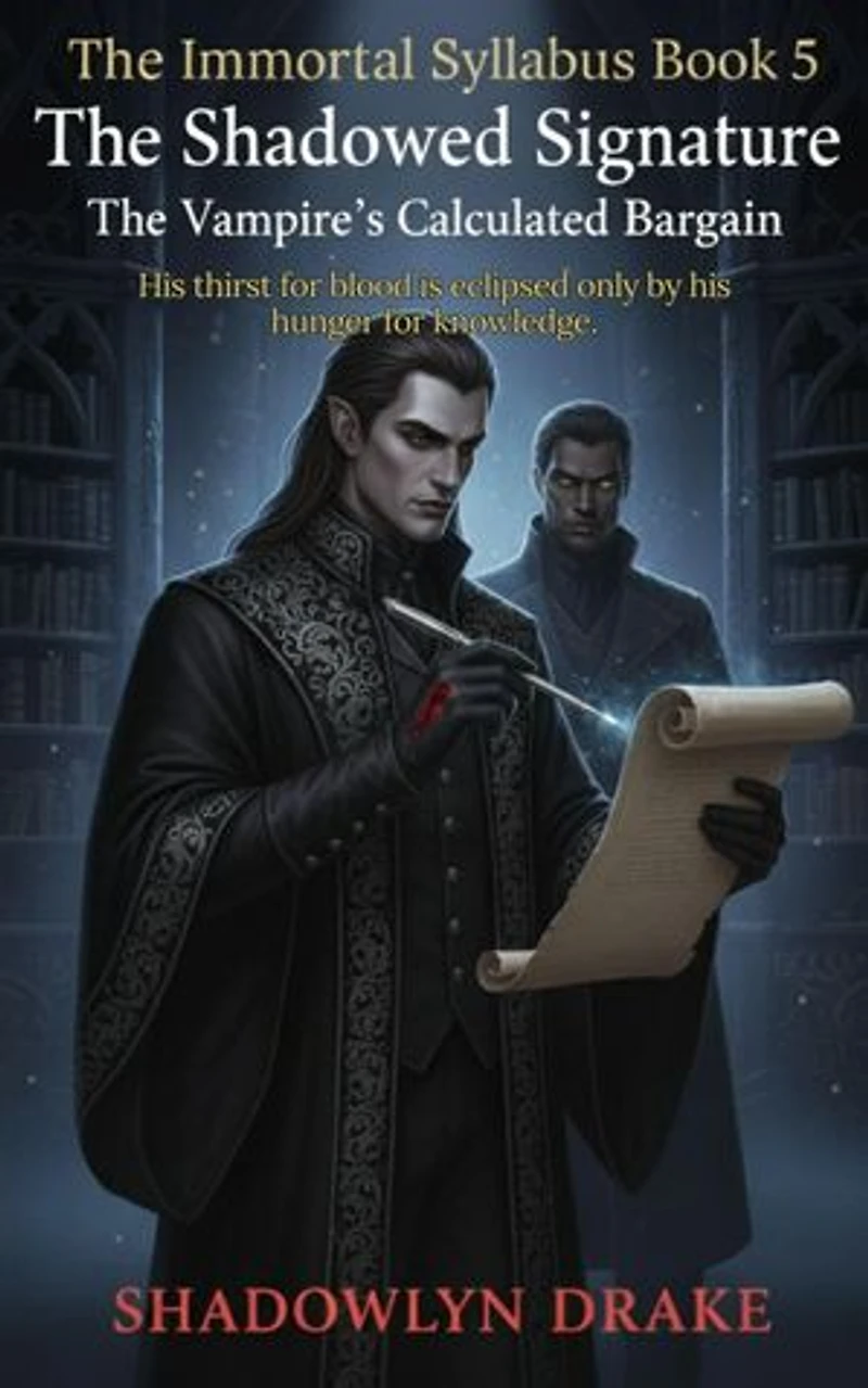 The Shadowed Signature: The Vampire's Calculated Bargain (The Immortal Syllabus Book 5): The Immortal Syllabus, #5