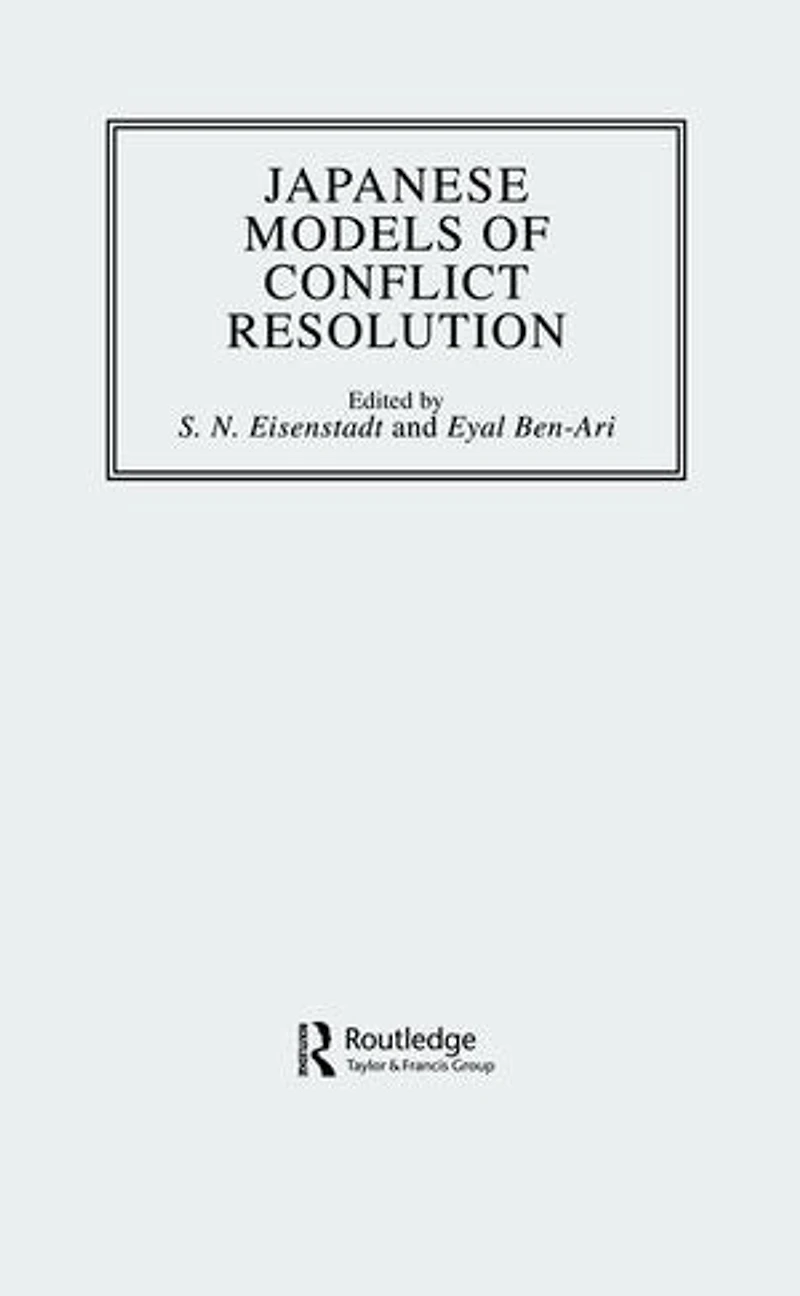 Japanese Models Of Conflict Resolution