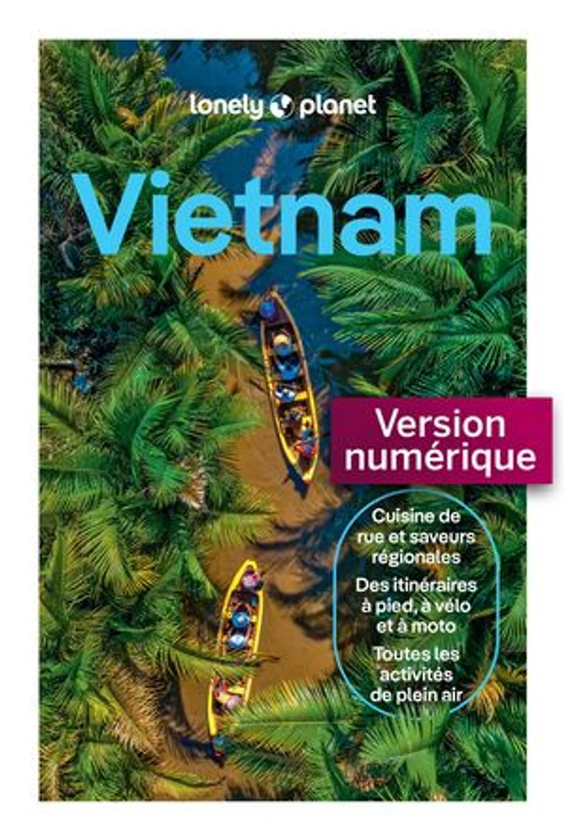 Vietnam  Guide de voyage Lonely planet: cuisine rue et saveurs régionales, des itinéraires à pied, vélo moto, toutes les activités en plein air