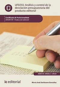 Análisis y control de la desviación presupuestaria del producto editorial. ARGN0109