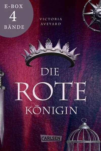 Die rote Königin: Im Kampf um ein freies Leben und die Liebe – Band 1-4 der romantischen Fantasy-Serie im Sammelband! (Die Farben des Blutes): Für Fans der »Luna-Chroniken« und von »Game of Thrones«