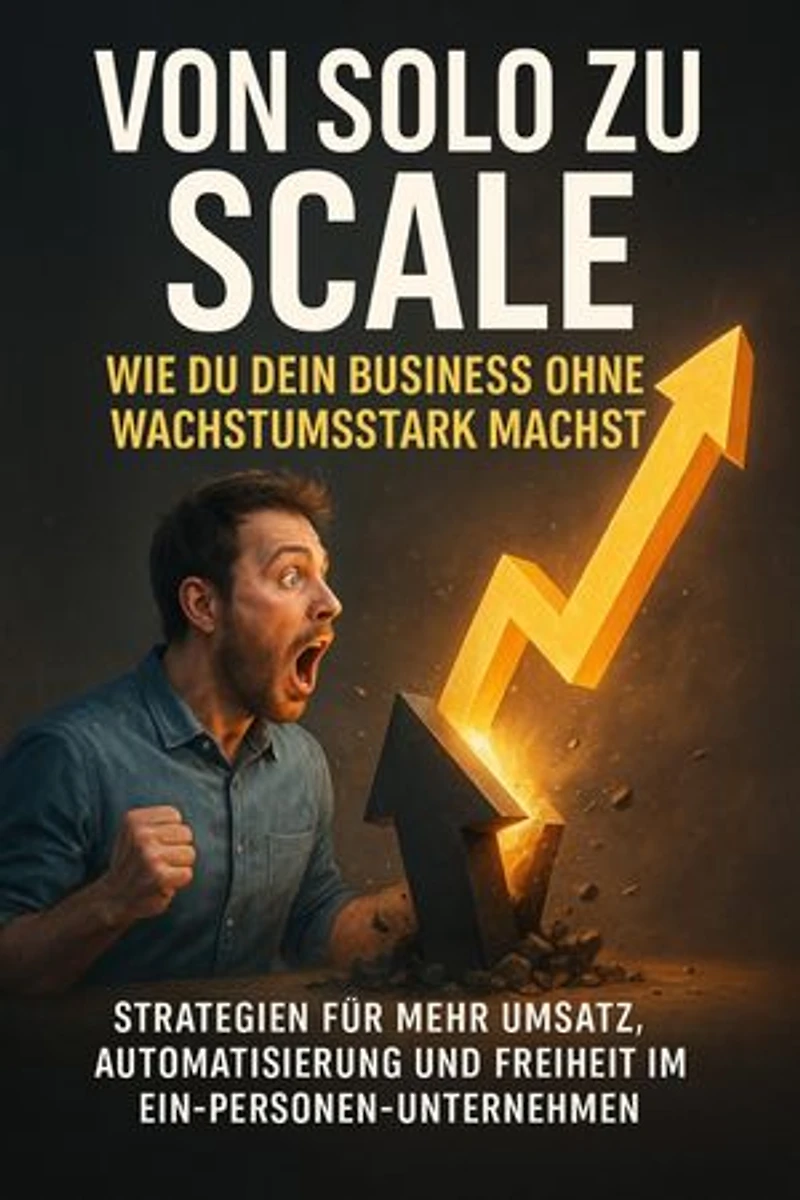 Von Solo zu Scale: Wie du dein Business ohne Team wachstumstark machst: Strategien für mehr Umsatz, Automatisierung und Freiheit im Ein-Personen-Unternehmen