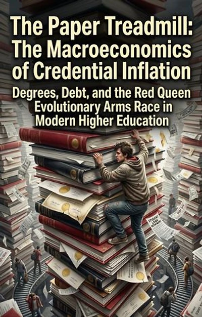 The Paper Treadmill: The Macroeconomics of Credential Inflation: Degrees, Debt, and the Red Queen Evolutionary Arms Race in Modern Higher Education