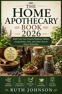 The Home Apothecary Book 2026: Build Your Own Natural Medicine Cabinet Using Herbs, Oils, and Time-Tested Home Remedies