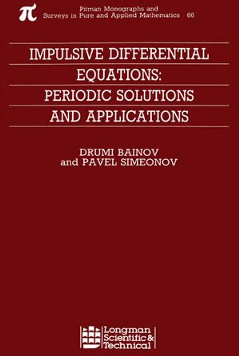 Impulsive Differential Equations: Periodic Solutions And Applications