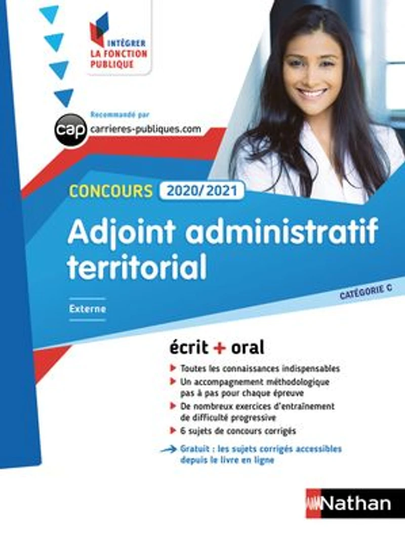 Adjoint administratif territorial - Catégorie C - 2020/2021 - Intégrer la fonction publique: Format : ePub 3