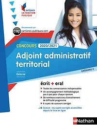 Adjoint administratif territorial - Catégorie C - 2020/2021 - Intégrer la fonction publique: Format : ePub 3
