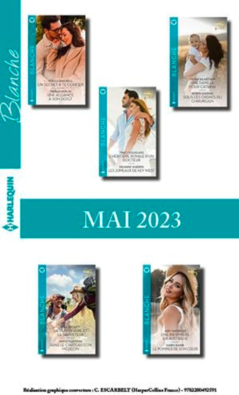 Pack mensuel Blanche - 10 romans (Mai 2023)