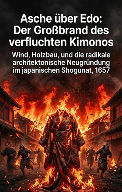 Asche über Edo: Der Großbrand des verfluchten Kimonos: Wind, Holzbau, und die radikale architektonische Neugründung im japanischen Shogunat, 1657
