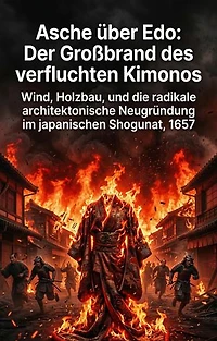 Asche über Edo: Der Großbrand des verfluchten Kimonos: Wind, Holzbau, und die radikale architektonische Neugründung im japanischen Shogunat, 1657