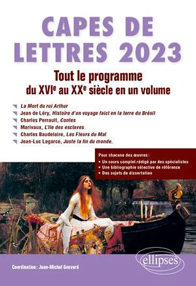 CAPES de Lettres 2023: Tout le programme en un volume