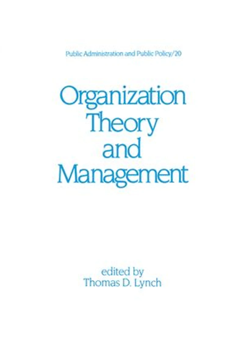 Organization Theory and Management