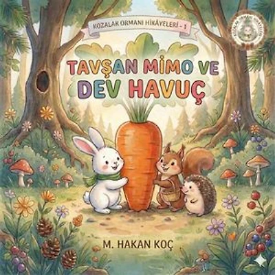 Kozalak Ormanı Hikâyeleri: Tavşan Mimo ve Dev Havuç: Dostluk ve Yardımlaşma Üzerine Eğitici Bir Çocuk Hikayesi