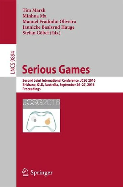 Serious Games: Second Joint International Conference, JCSG 2016, Brisbane, QLD, Australia, September 26-27, Proceedings
