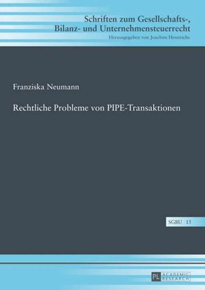 Rechtliche Probleme von PIPE-Transaktionen