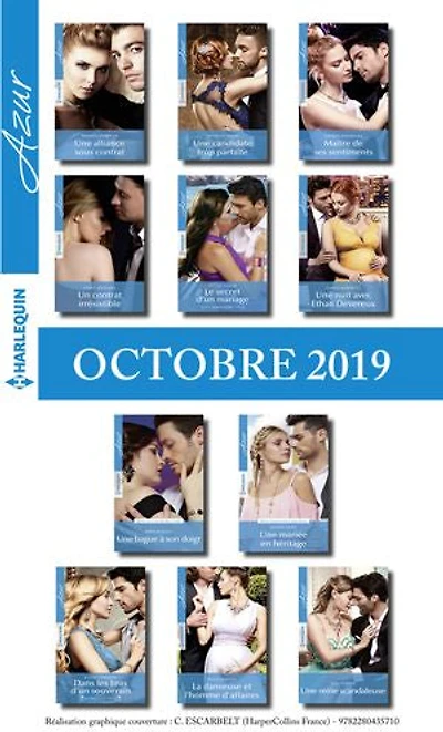11 romans Azur (n°4136 à 4146 - Octobre 2019)