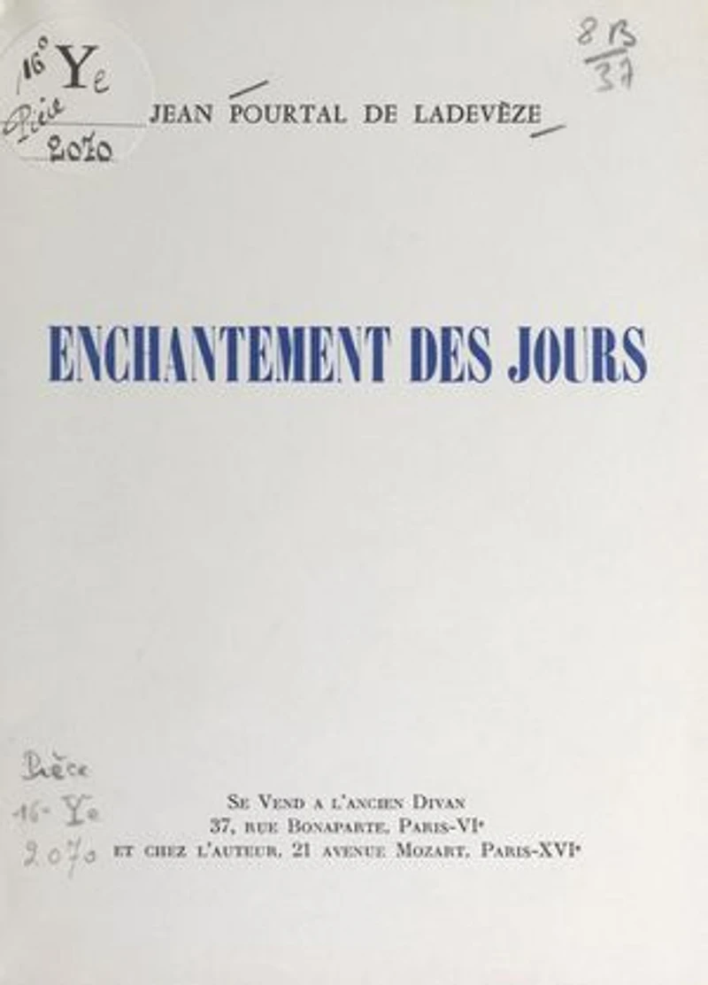 Enchantement des jours