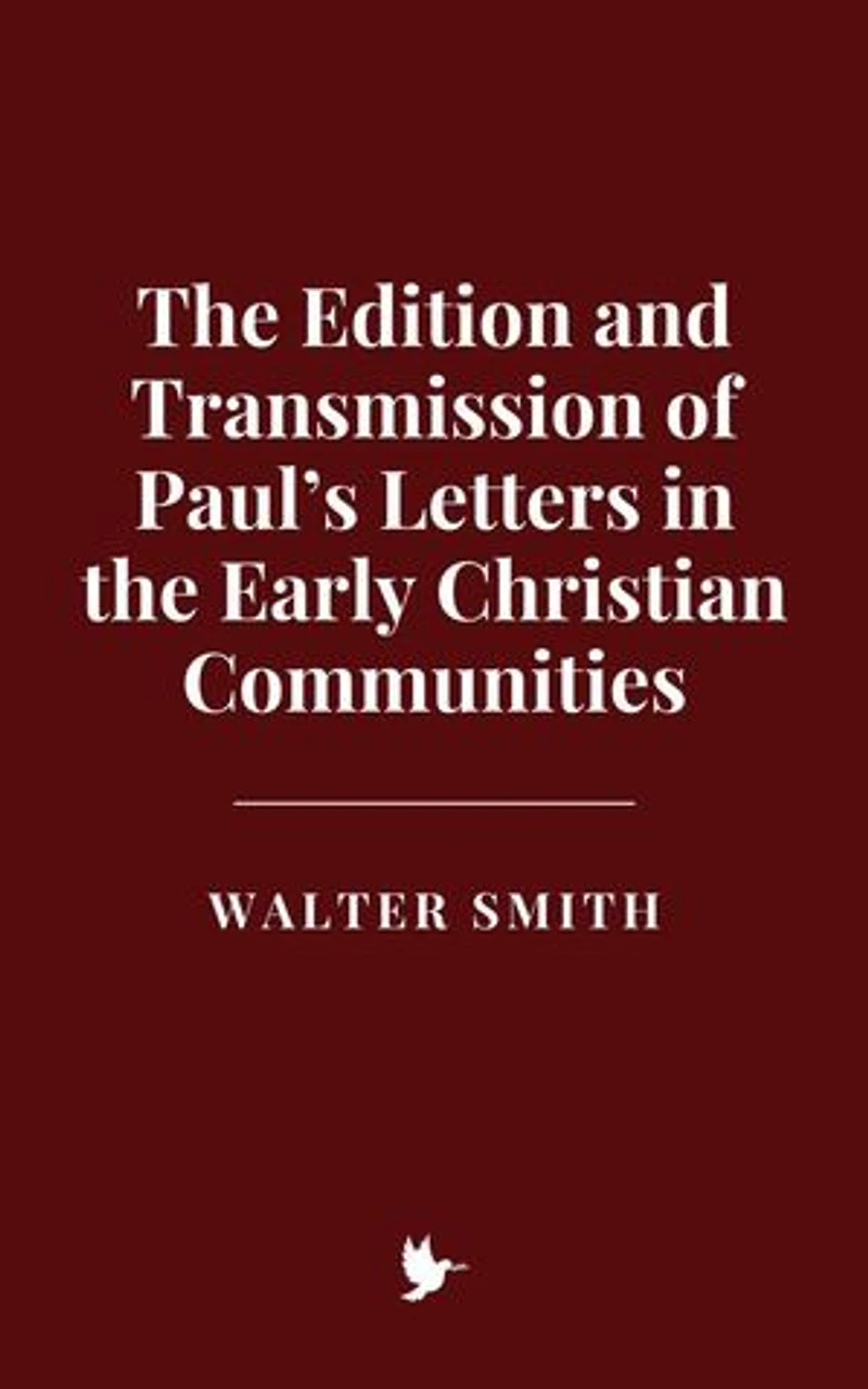 The Edition and Transmission of Paul’s Letters in the Early Christian Communities