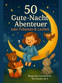 50 Gute-Nacht-Abenteuer zum Träumen & Lachen – Magische Geschichten für Kinder ab 4: Zauberhafte Vorlesegeschichten für Kinder ab 4 Jahren
