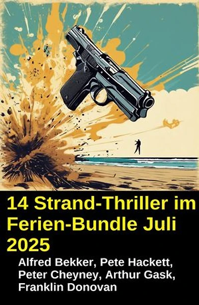 12 Spannende Strandkrimis im Paket Juli 2025