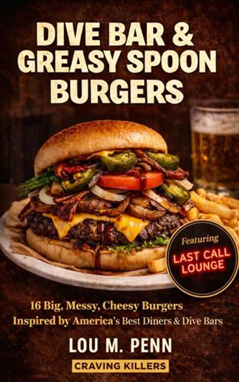 Dive Bar & Greasy Spoon Burgers: 16 Big, Messy, Cheesy Burgers Inspired by America’s Best Diners & Dive Bars