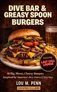Dive Bar & Greasy Spoon Burgers: 16 Big, Messy, Cheesy Burgers Inspired by America’s Best Diners & Dive Bars
