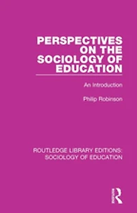Perspectives on the Sociology of Education: An Introduction