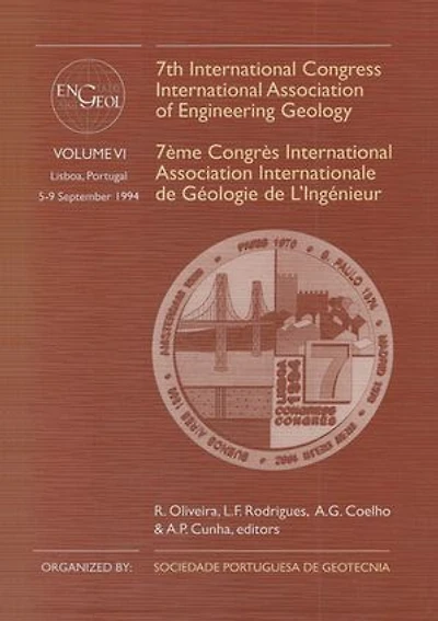 7th International Congress International Association of Engineering Geology, volume 6: Proceedings / Comptes-rendus, Lisboa, Portugal, 5-9 September 1994, 6 volumes