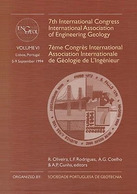 7th International Congress International Association of Engineering Geology, volume 6: Proceedings / Comptes-rendus, Lisboa, Portugal, 5-9 September 1994, 6 volumes